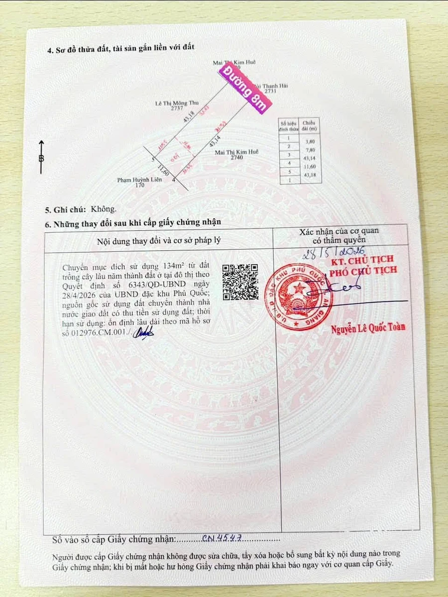 Bán nền Suối Đá 500m2, 134m thổ cư, gần Đại Lộ Đông Tây - Ảnh thu nhỏ 4