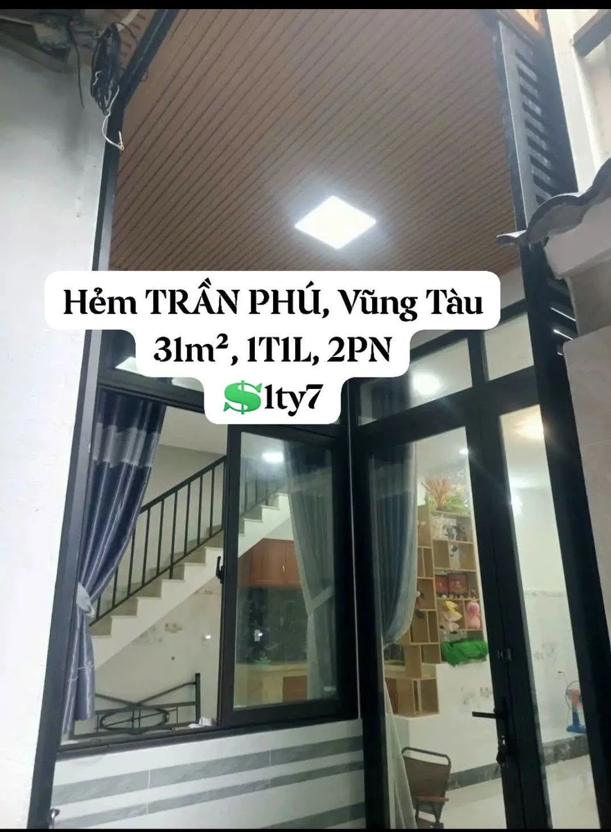 Bán nhà 1 lầu 2PN 30m² Trần Phú Vũng Tàu 1.7 tỷ - Ảnh 1