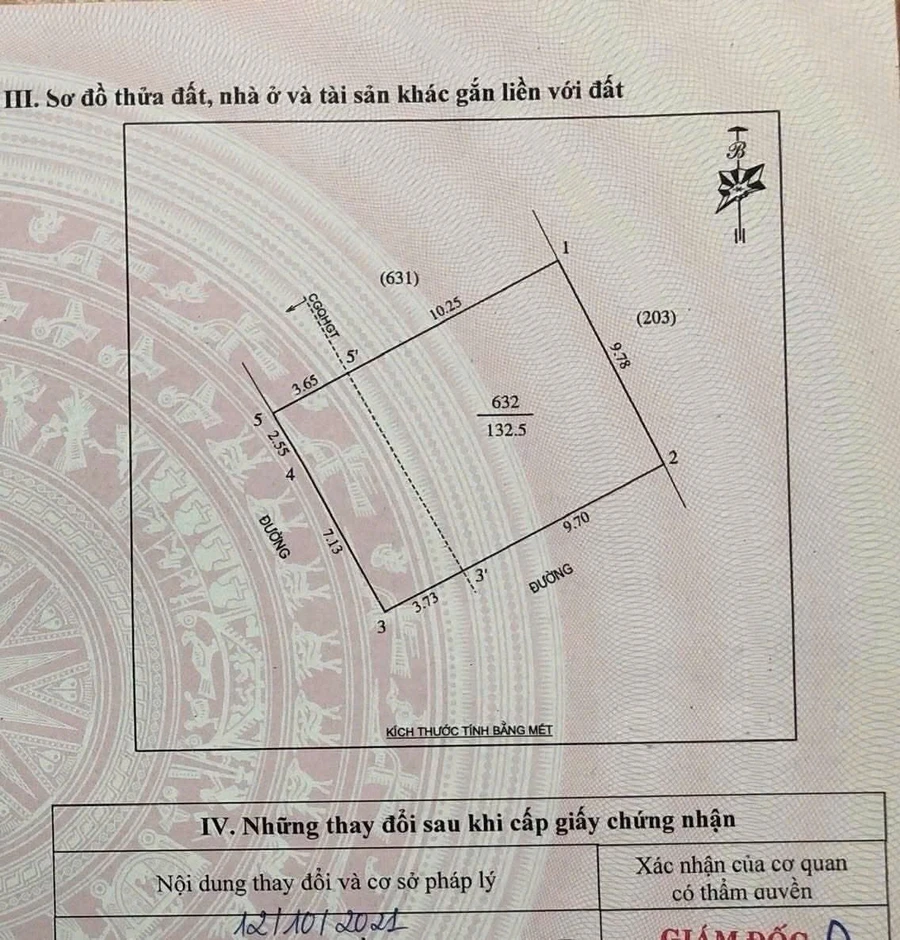 Bán đất 132.5m² mặt tiền 10m Hưng Đông Quận 12 giá 2 tỷ - Ảnh 1