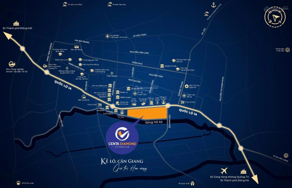 Dự án Centa Diamond Riverside Quảng Trị - đất nền pháp lý rõ ràng, đón cơ hội đầu tư ngay - Ảnh 1
