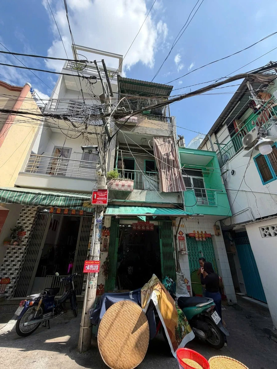 Bán nhà 3 tầng hẻm 5m Phó Cơ Điều, Quận 11, 24,6m², 4,5 tỷ - Ảnh 1