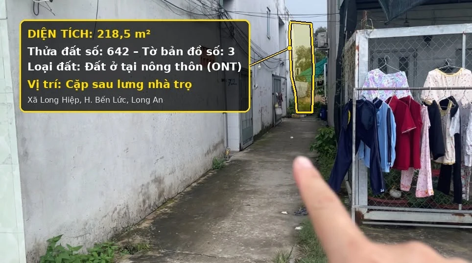 Bán 2 lô đất ở Long Hiệp, Bến Lức, Long An, sổ riêng - Ảnh thu nhỏ 5