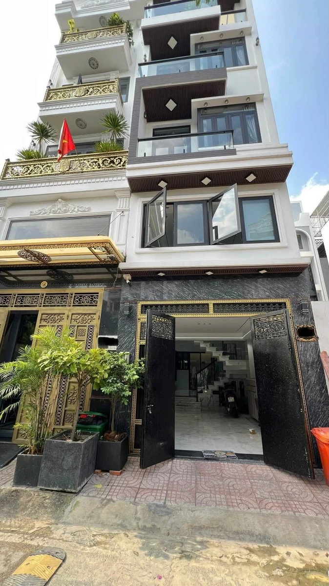 Bán nhà 1 trệt 1 lửng 3 lầu 4x13m, 5PN, gara ô tô, Phường Bình Tân, giá 6,39 tỷ - Ảnh 1