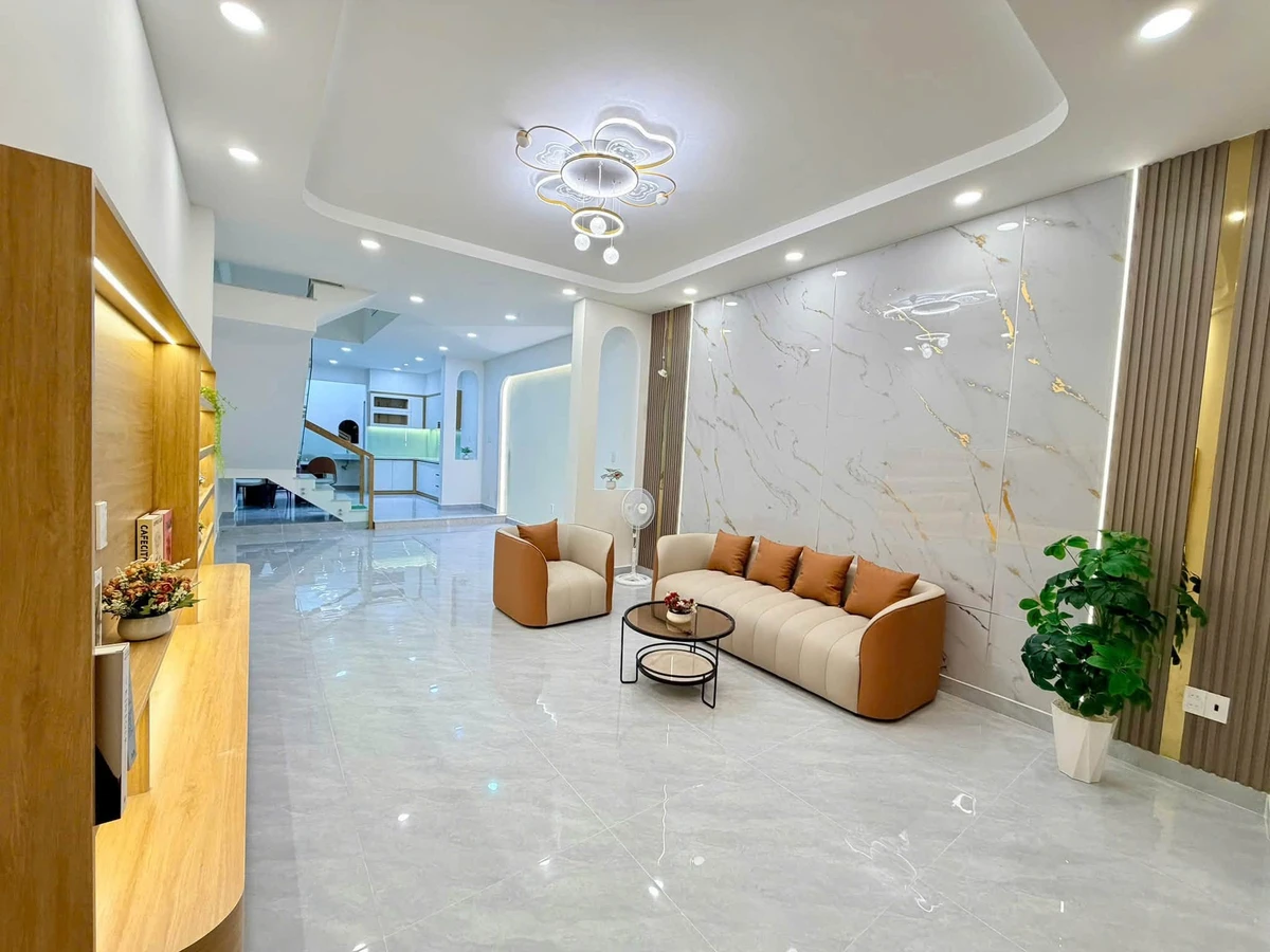 Bán nhà 1 trệt 2 lầu sân thượng 72m2 full nội thất, Cư Xá Phú Lâm A, Quận 6 - Ảnh thu nhỏ 4
