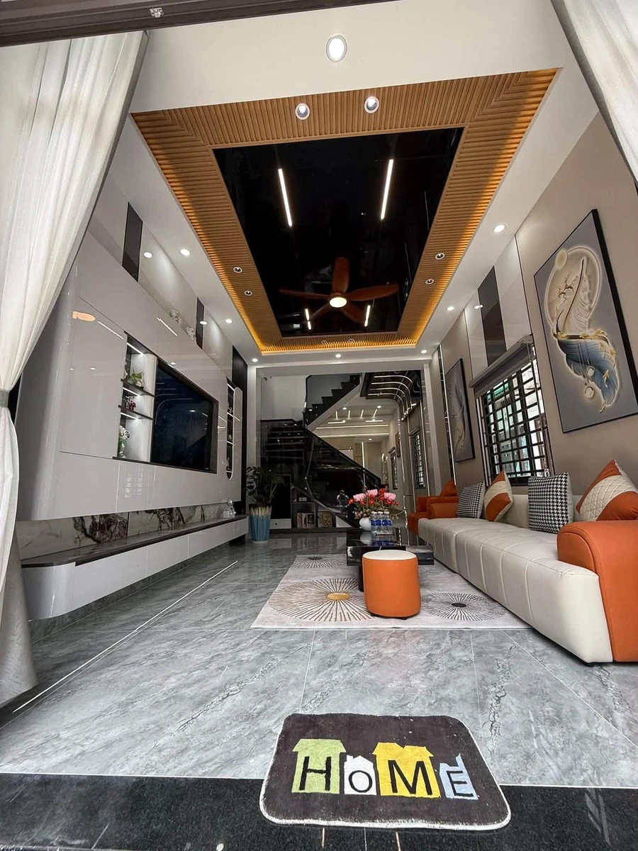 Bán nhà 3 tầng 52m2 full nội thất mặt tiền 7.5m An Khê - Ảnh 1