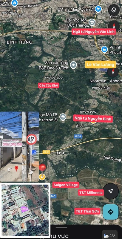 Bán đất thổ cư 200m2 Long Hậu Cần Giuộc 2 tỷ 4