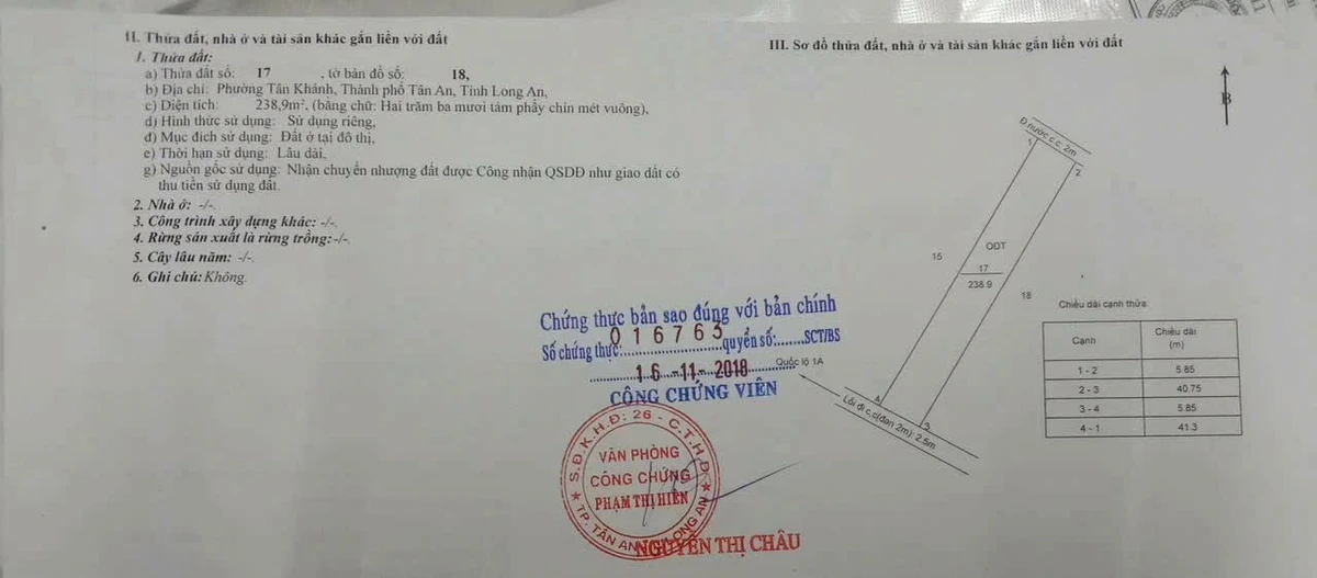 Bán đất thổ cư 238,9m² Tây Ninh 1,3 tỷ - Ảnh thu nhỏ 4