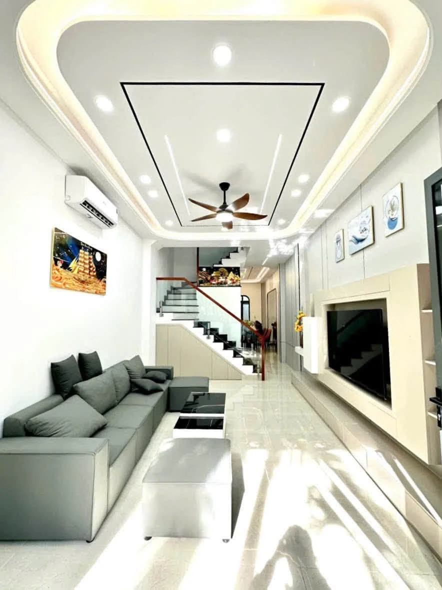 Bán nhà mới 4 tầng 60m2, 4 phòng ngủ Bình Thạnh 8.69 tỷ - Ảnh thu nhỏ 2