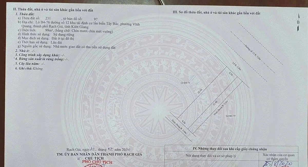 Bán nền góc 99m² khu đô thị Tây Bắc, Rạch Giá, An Giang - Ảnh thu nhỏ 2