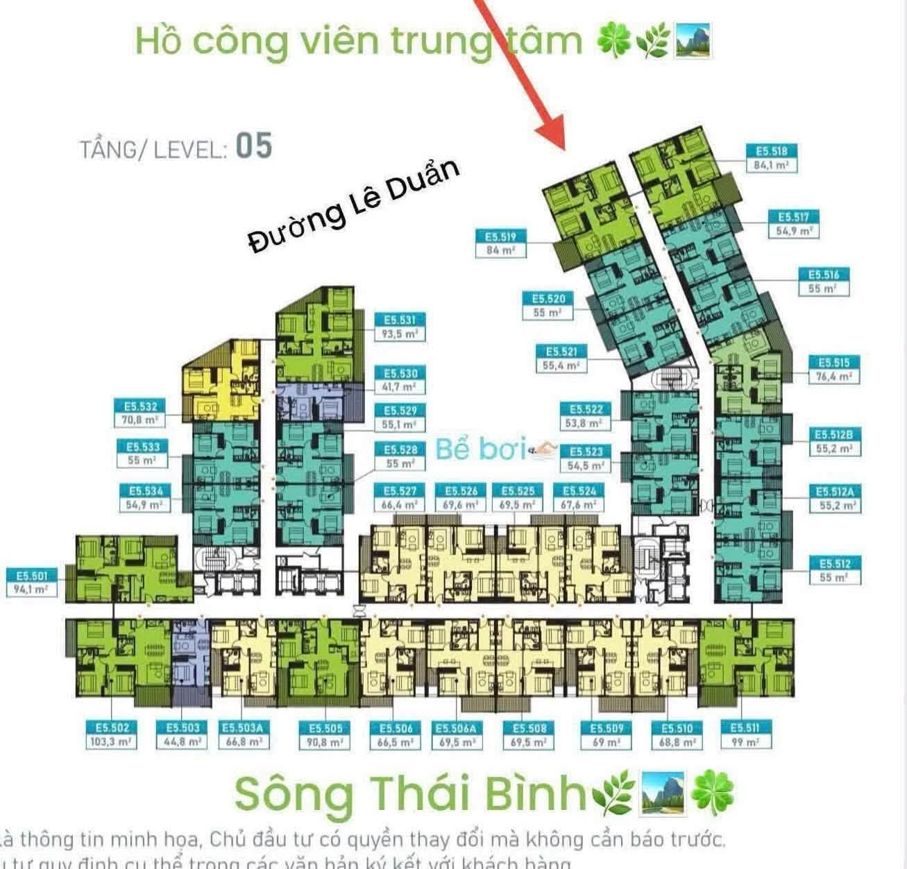 Bán căn góc 3 PN 84m² view công viên Ecoriverside Hải Dương - Ảnh 1