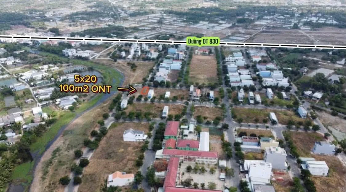 Bán đất tái định cư Tân Tập, Cần Giuộc 100m2 giá 1 tỷ 480 - Ảnh thu nhỏ 2