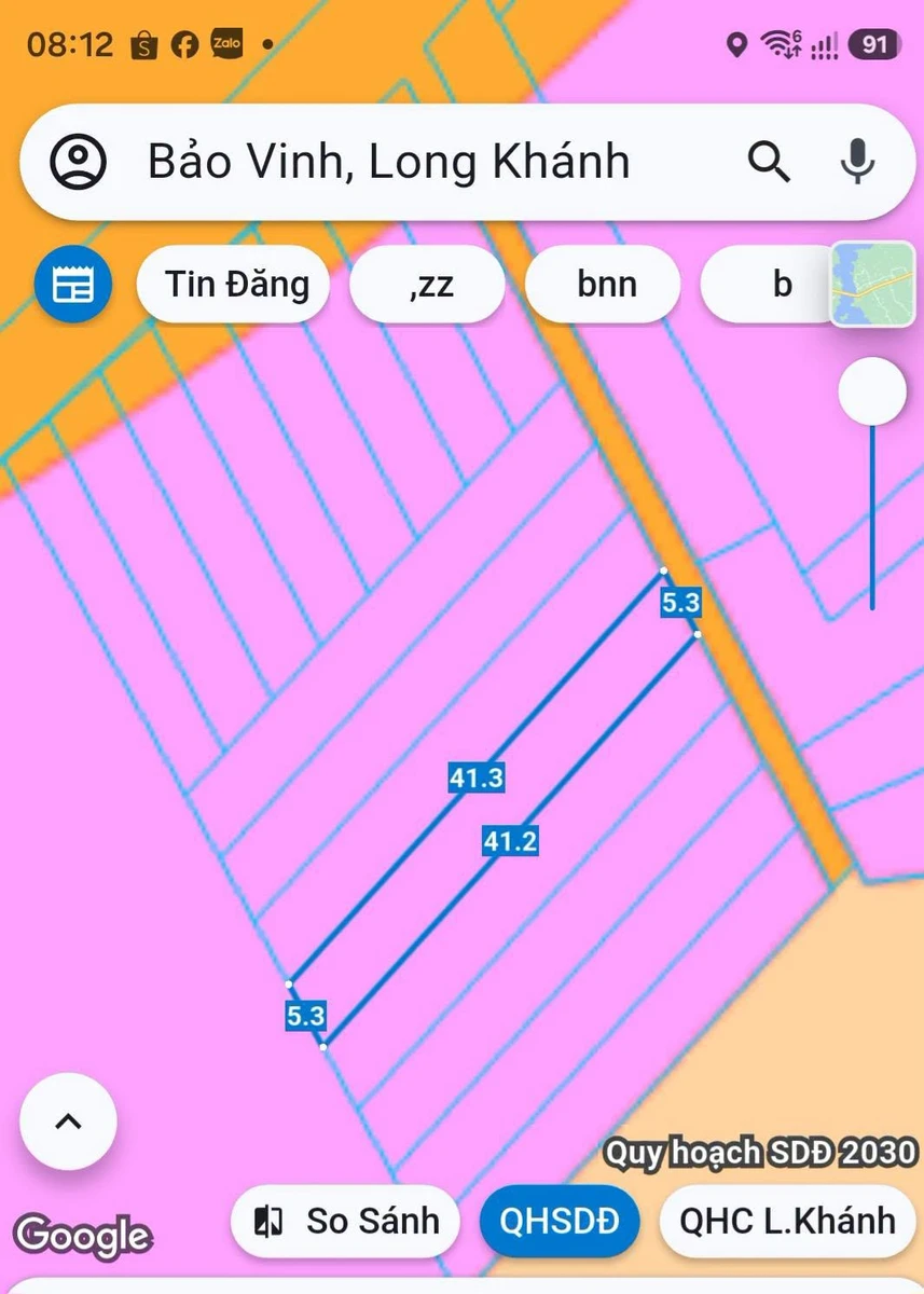 Bán đất nền Bảo Vinh Long Khánh 200m² 900 triệu - Ảnh 1