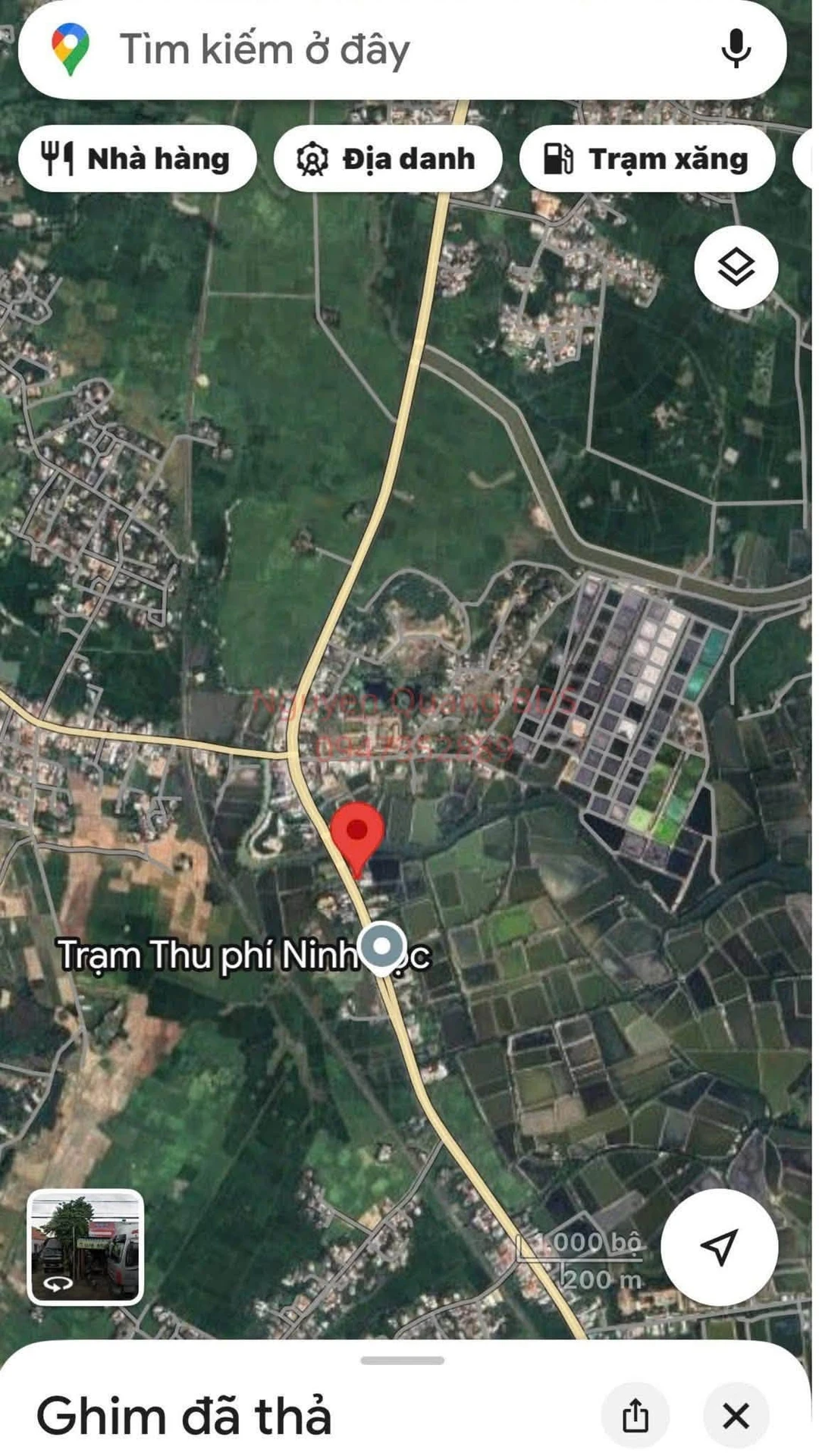 Bán lô đất 514m2 ngang 10m mặt tiền Quốc Lộ 1A, gần trạm thu phí Ninh Lộc, Ninh Hòa - Ảnh 1