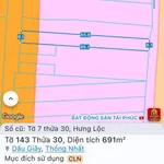 Đất nền 700m² mặt tiền Dầu Giây, Bình Dương, giá 2 tỷ - Ảnh thu nhỏ 1