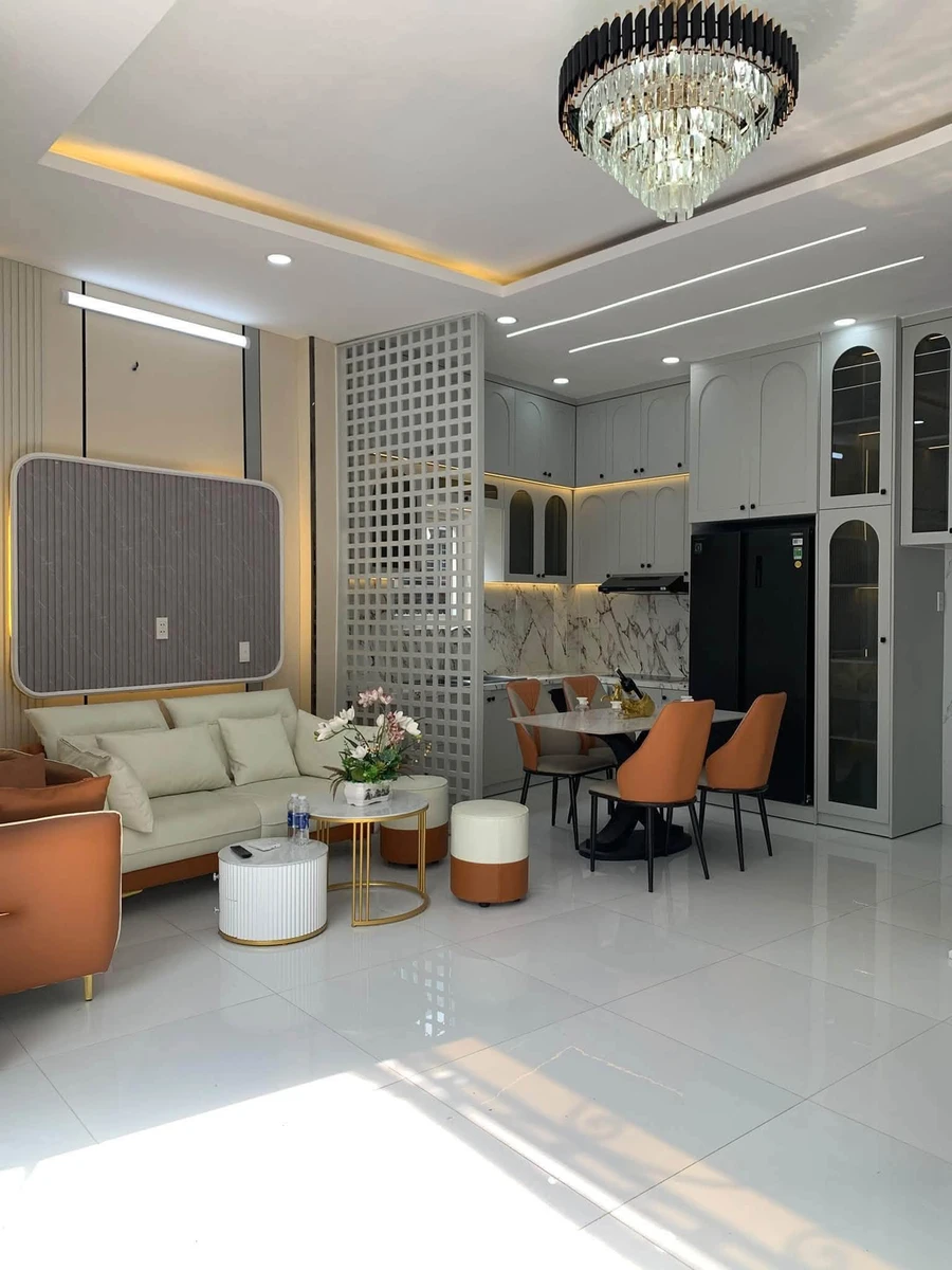 Bán nhà 4 tầng lô góc 55m2, 4PN, đường Huỳnh Tấn Phát, Nhà Bè, giá 6,58 tỷ - Ảnh thu nhỏ 4