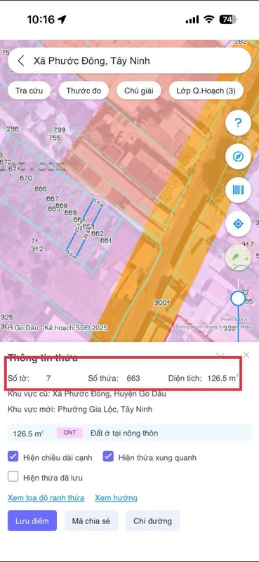 Bán đất nền 125m² sát KCN Phước Đông, Tây Ninh