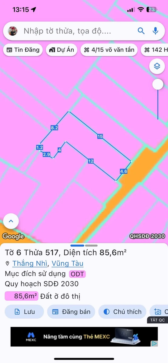 Bán đất hẻm 85.6m² Nguyễn Bảo Vũng Tàu 3.6 tỷ - Ảnh thu nhỏ 2