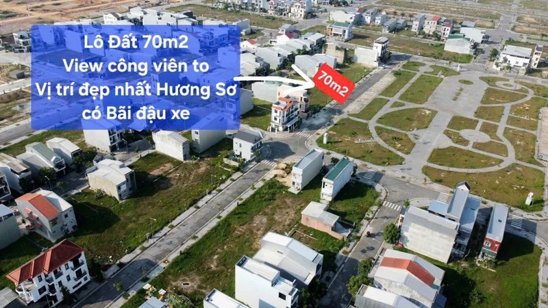 Bán đất 70m2 KQH Hương Sơ, đường Nguyễn Văn Linh, Huế - view công viên KV7
