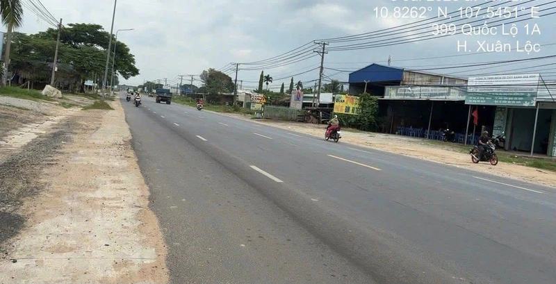 Bán đất 2 mặt tiền Quốc Lộ 1A 936m² Xuân Lộc Đồng Nai