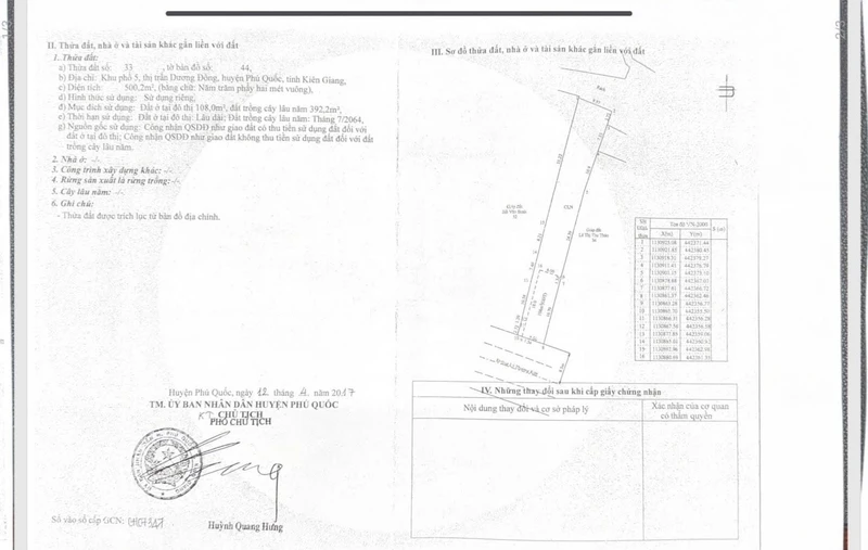 Bán nhà 500m2 mặt tiền Lý Thường Kiệt, Phú Quốc