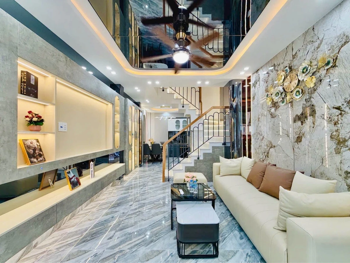 Bán nhà mới xây 4 tầng 40m², 4PN, hẻm xe hơi gần Co.opmart Quang Trung, Gò Vấp - Ảnh 1