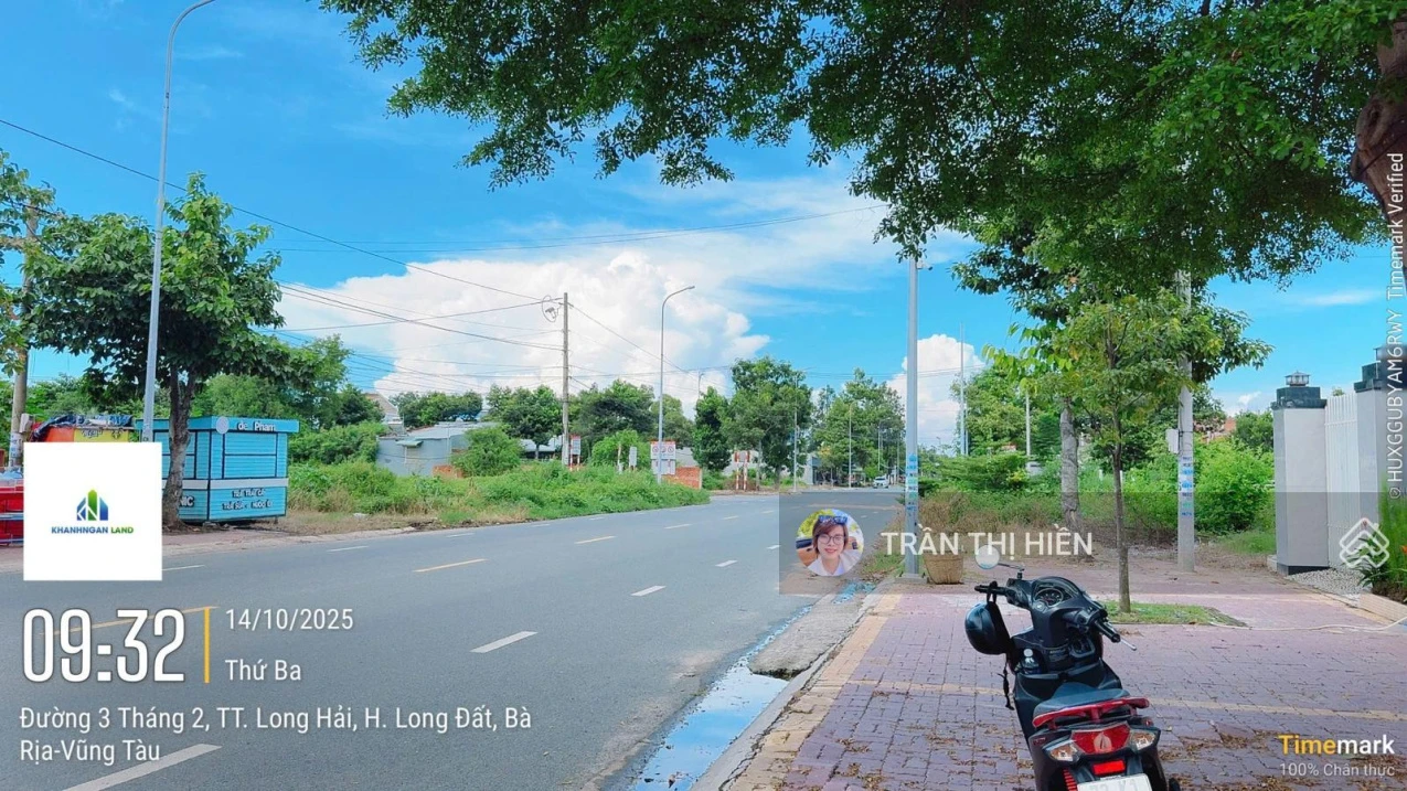 Mặt tiền đường 3/2 trung tâm thị trấn Long Hải - BRVT - DT 148,6m2 - 5x30m full thổ cư - Ảnh 1