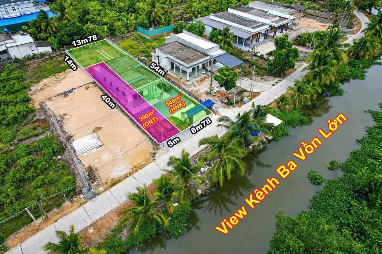 Nhà vườn view sông 746m² tại Bến Lức giá 2,6 tỷ - Ảnh 1