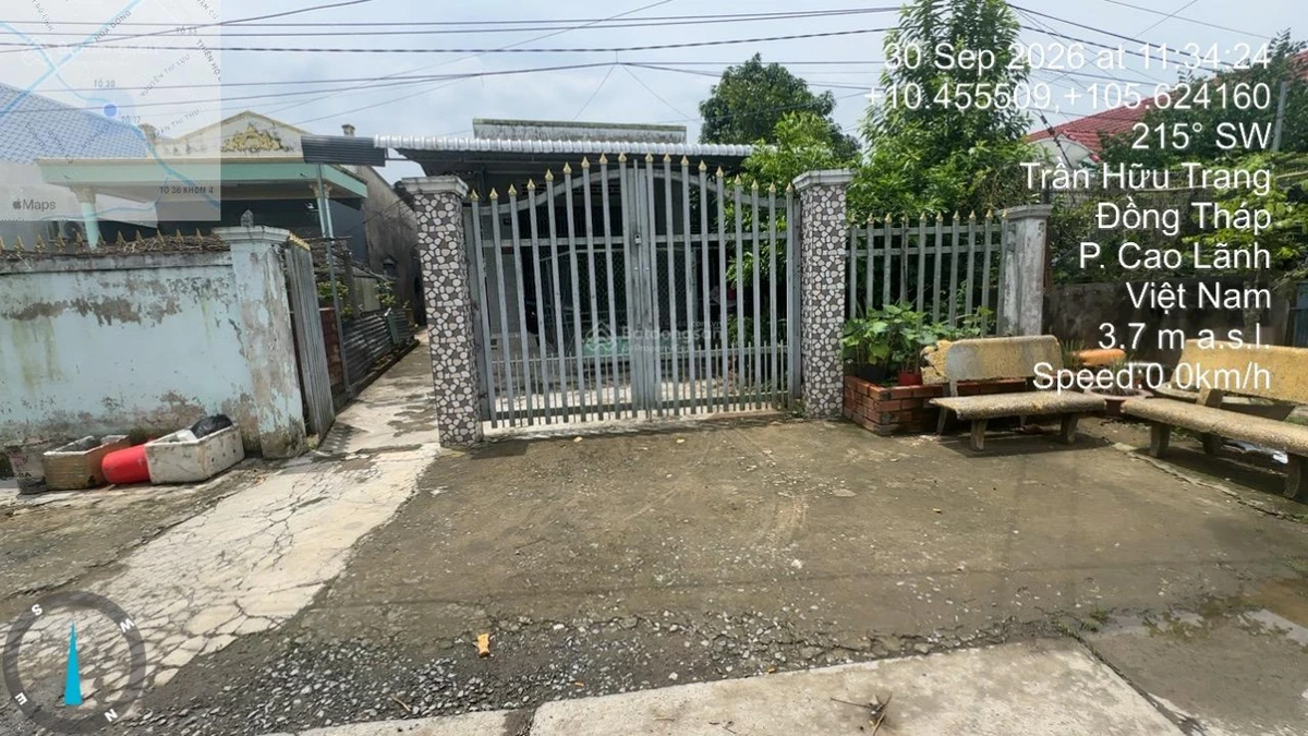 Bán nhà riêng tại Trần Hữu Trang, P Cao Lãnh, Đồng Tháp, 4 tỷ, 660 m2 - Ảnh 1