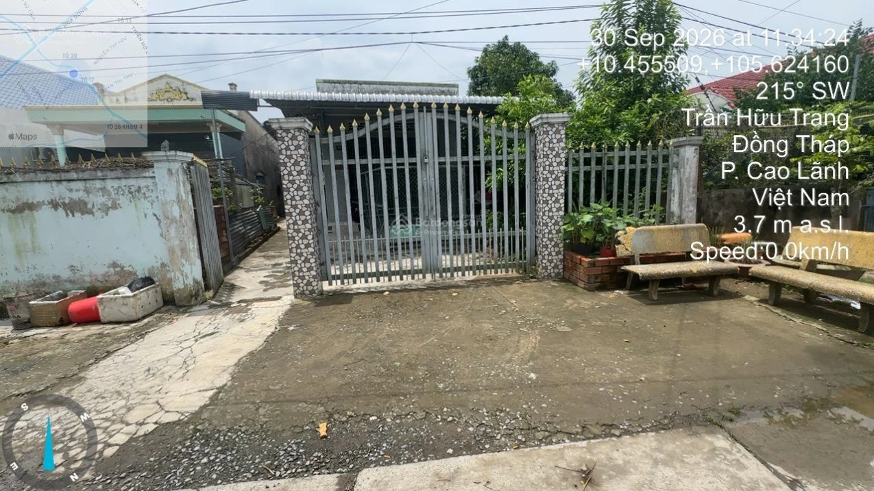 Bán nhà riêng tại Trần Hữu Trang, P Cao Lãnh, Đồng Tháp, 4 tỷ, 660 m2 - Ảnh 1