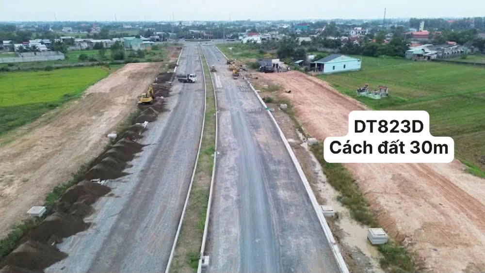 Bán đất thổ cư 108m2 giá 999 triệu gần DT823D, Đức Hòa Đông, Long An - Ảnh thu nhỏ 3