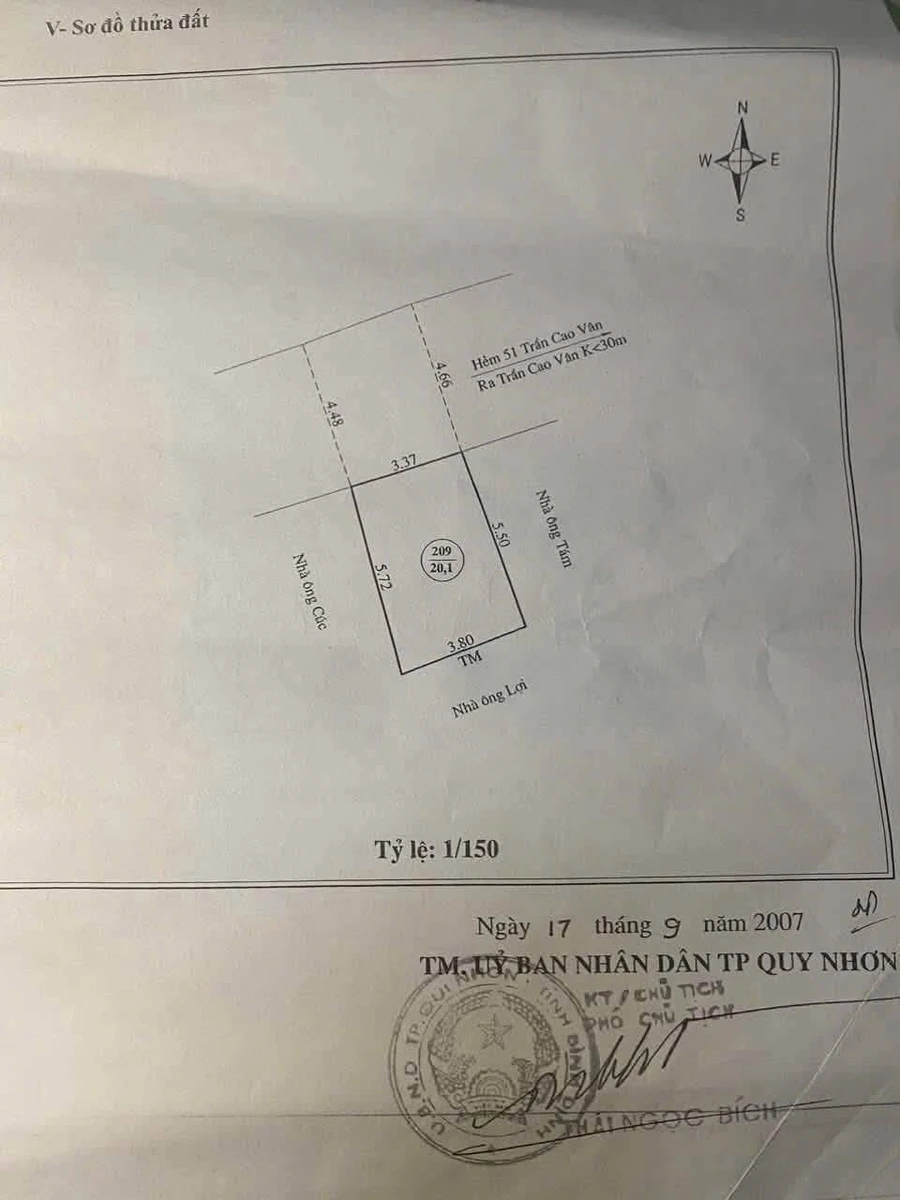 Bán nhà Trần Cao Vân Quy Nhơn 60m2 2PN 1 tỷ 650 - Ảnh thu nhỏ 2