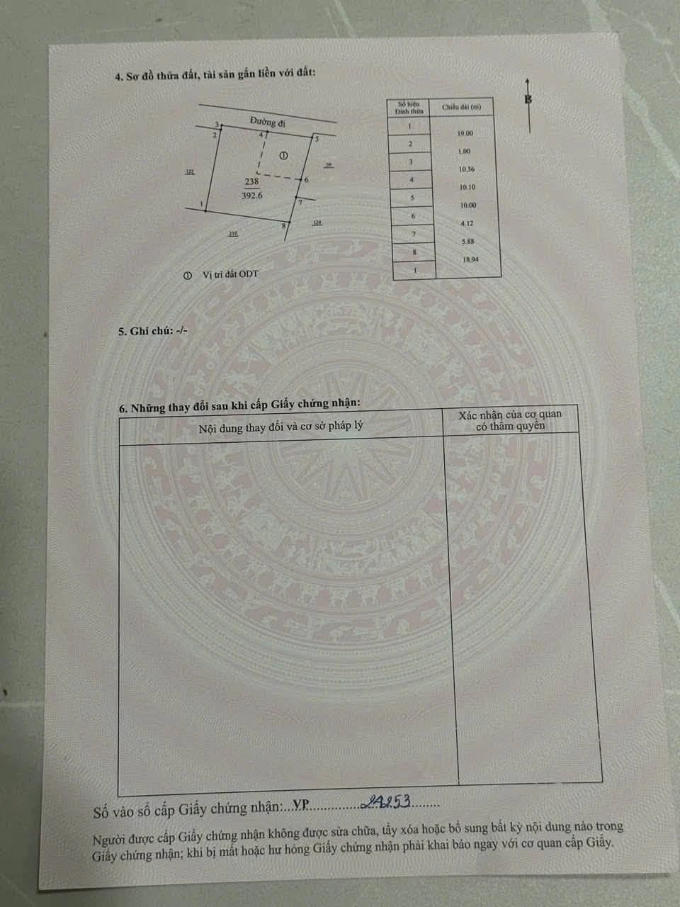 Bán đất 392.6m² mặt tiền 20.4m Hoàng Hoa Thám Quận 12 - 2.5 tỷ - Ảnh 1