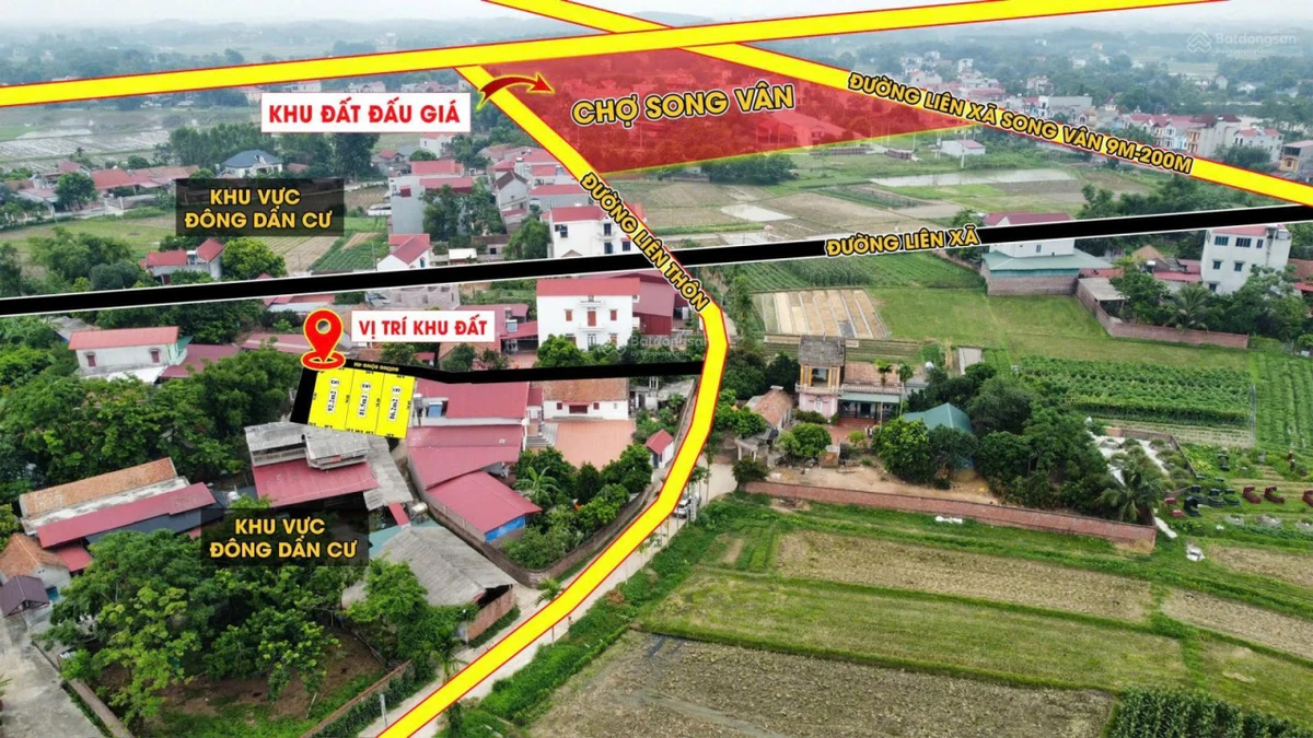 Chỉ với 300 triệu sở hữu ngay lô đất tại Song Vân, Tân Yên, cách chợ Song Vân chỉ 300m - Ảnh thu nhỏ 3