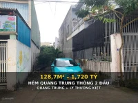 128,7m2 hẻm Quang Trung thông 2 đầu Quang Trung Lý Thường Kiệt - Ảnh thu nhỏ 4