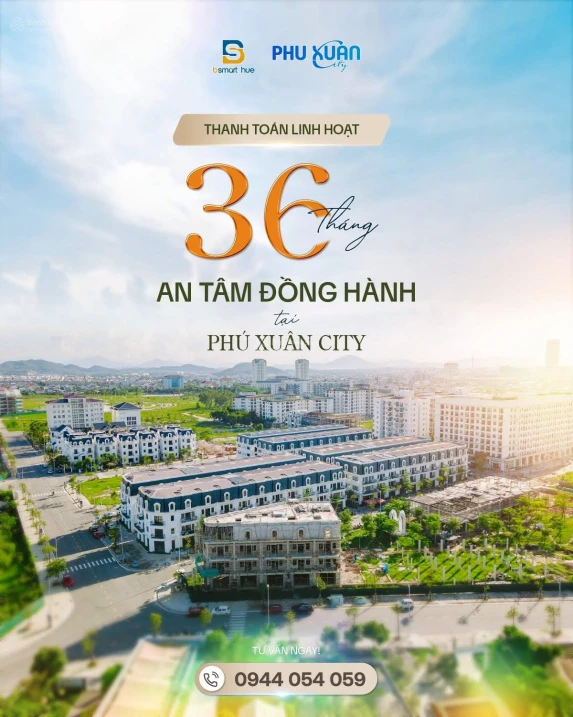 PHÚ XUÂN CITY ĐẶC QUYỀN HIẾM CÓ: CHỈ ĐÓNG 2TY5 NHẬN NHÀ ÂN HẠN GỐC, LÃI 36THÁNG ĐÃ CÓ SỔ - Ảnh 1