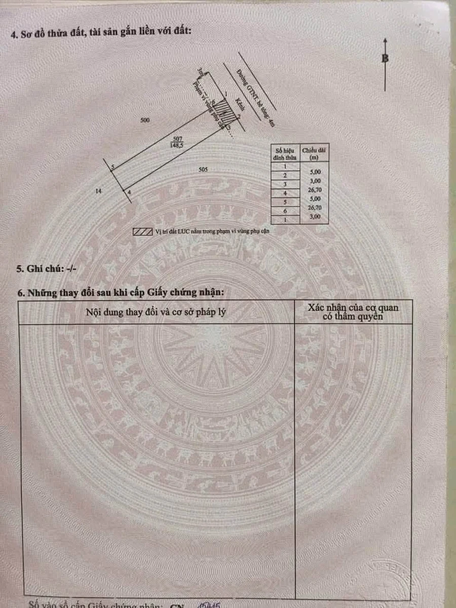 Bán đất thổ cư 145m² An Lục, Châu Thành, Long An, 355 triệu - Ảnh thu nhỏ 3