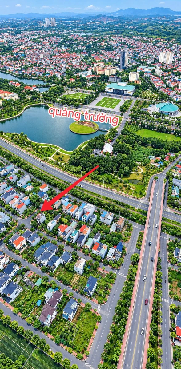 Bán nhà 4 tầng 104m² KĐT Nam Đầm Vạc 6 tỷ - Ảnh 1