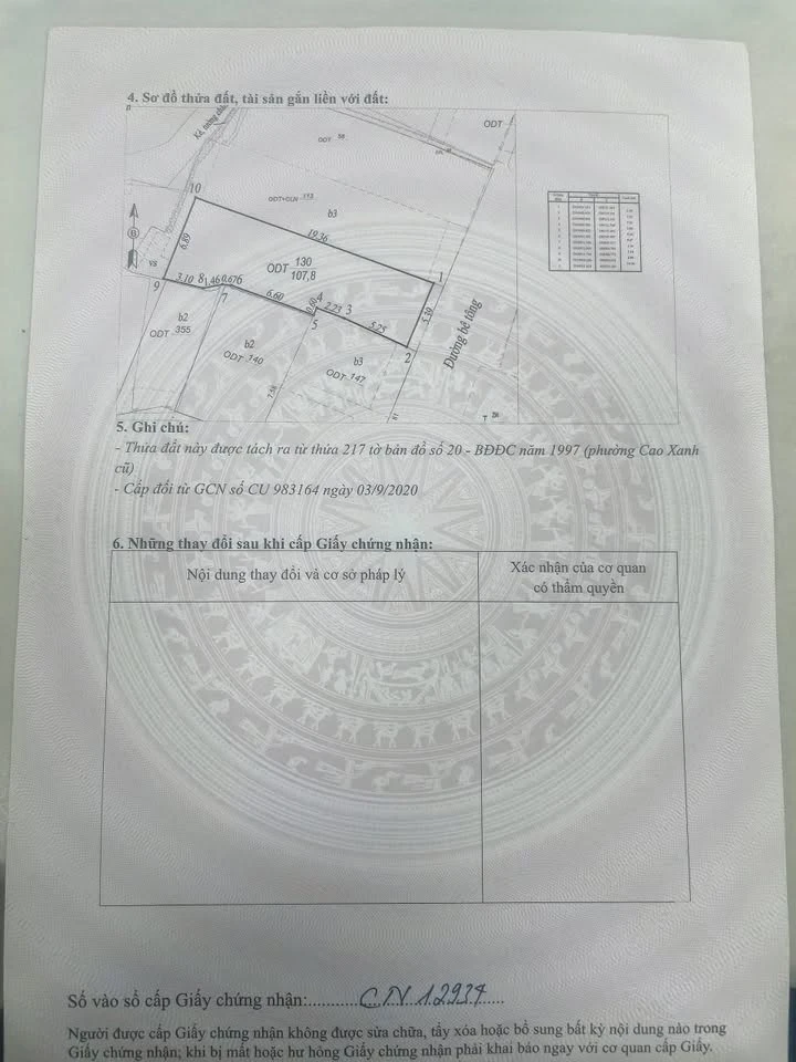 Bán đất nở hậu 107,8m² mặt tiền 5,39m Quảng Ninh 3,2 tỷ - Ảnh thu nhỏ 4