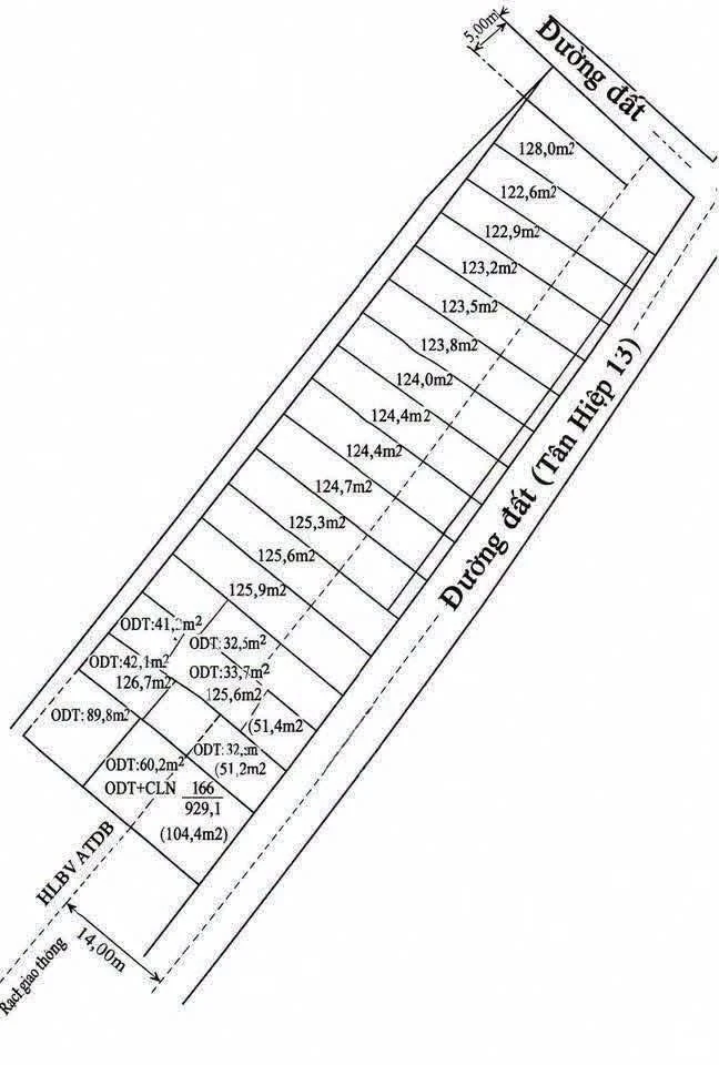 Bán đất Tân Hiệp, Bình Dương 125 m2 đường 9m - Ảnh 1