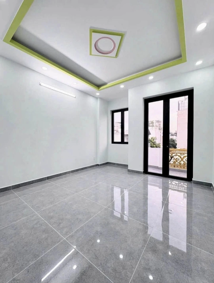 Bán nhà 3 tầng 4x12.5m, 4 phòng ngủ, hẻm 6m gần chợ Gò Xoài, Bình Tân, nhỉnh 5 tỷ - Ảnh thu nhỏ 4