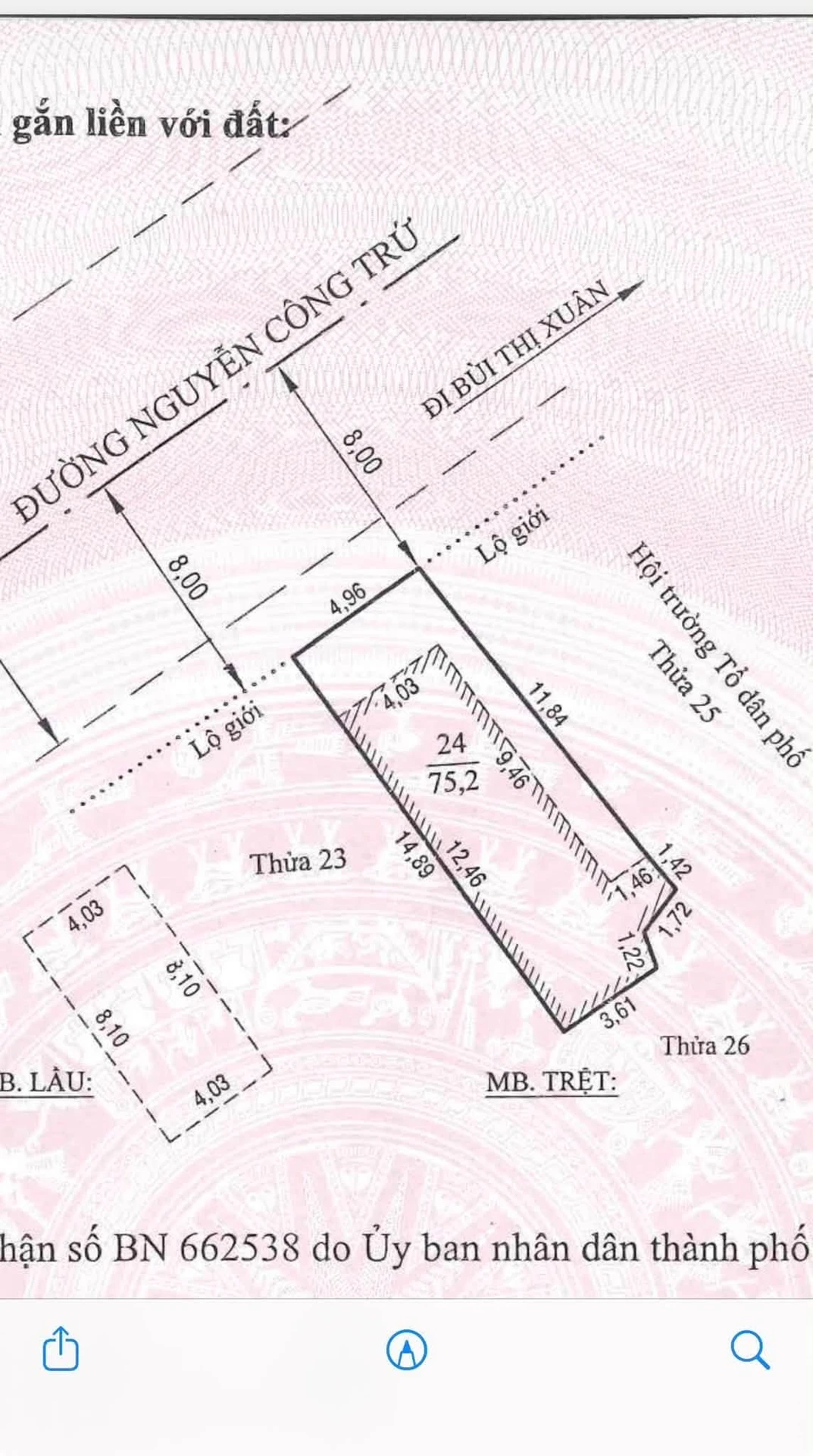 Bán nhà mặt tiền Nguyễn Công Trứ Đà Lạt 75m2, 16 tỷ - Ảnh 1