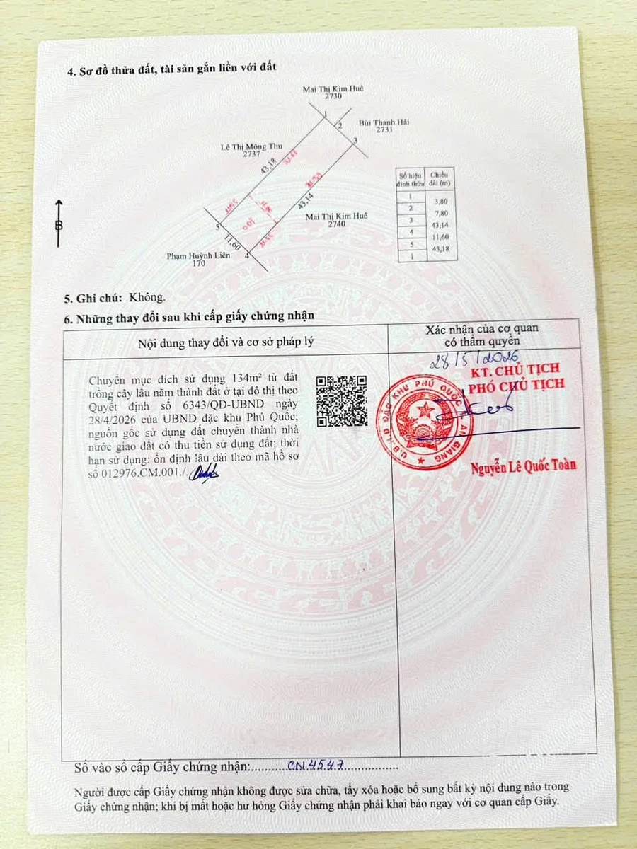 Bán nền Suối Đá 500m2, 134m thổ cư, gần Đại Lộ Đông Tây - Ảnh thu nhỏ 3