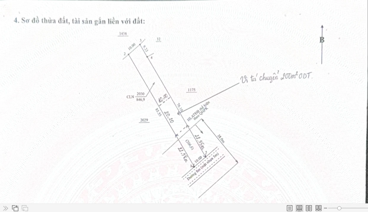 Chính chủ bán đất 846,9m2 Bến Cát, TP.HCM. LH ngay 0989 288 *** - Ảnh 1