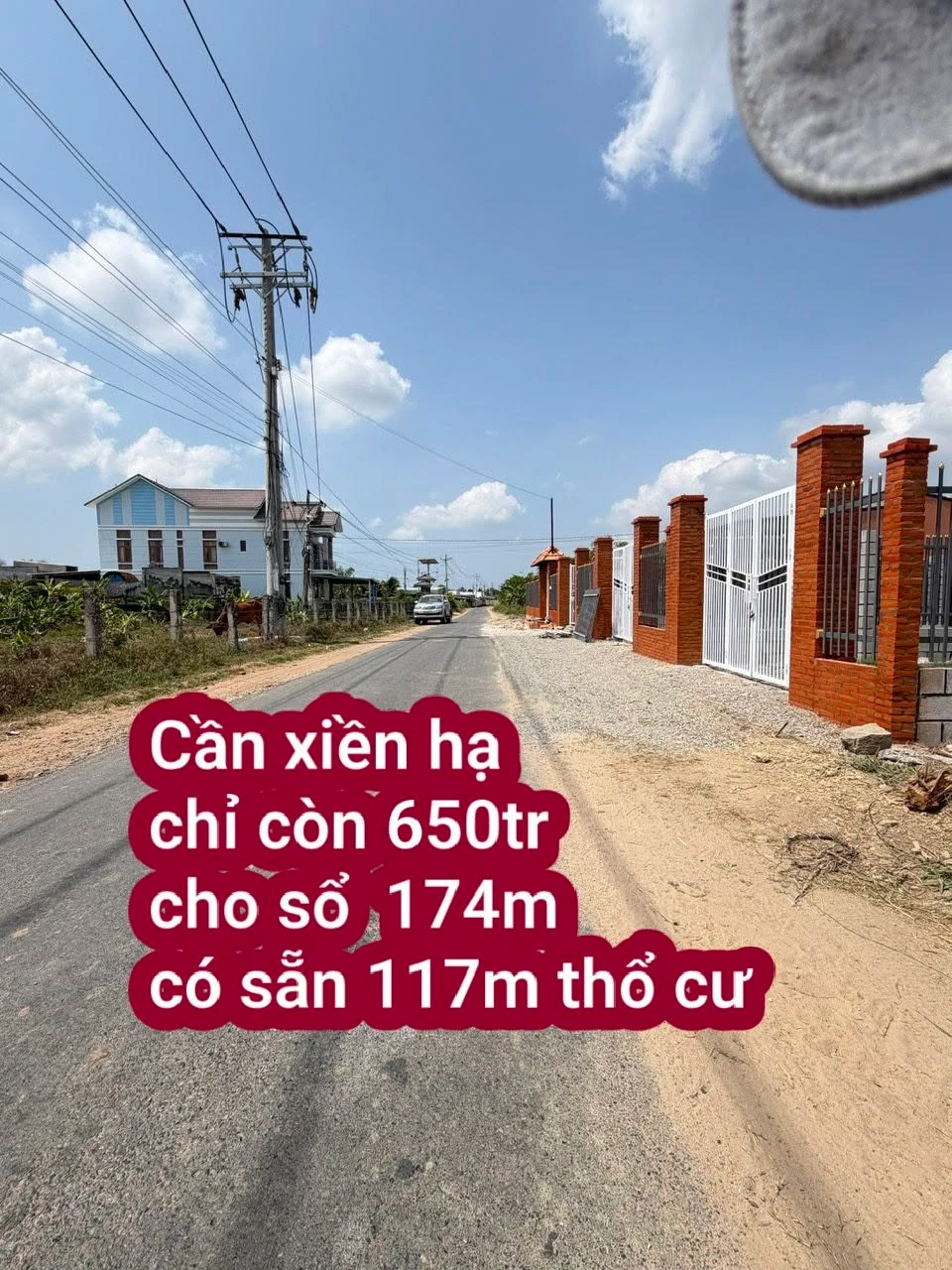 Bán đất 174m² (117m thổ cư) gần Phan Thiết 650 triệu - Ảnh 1