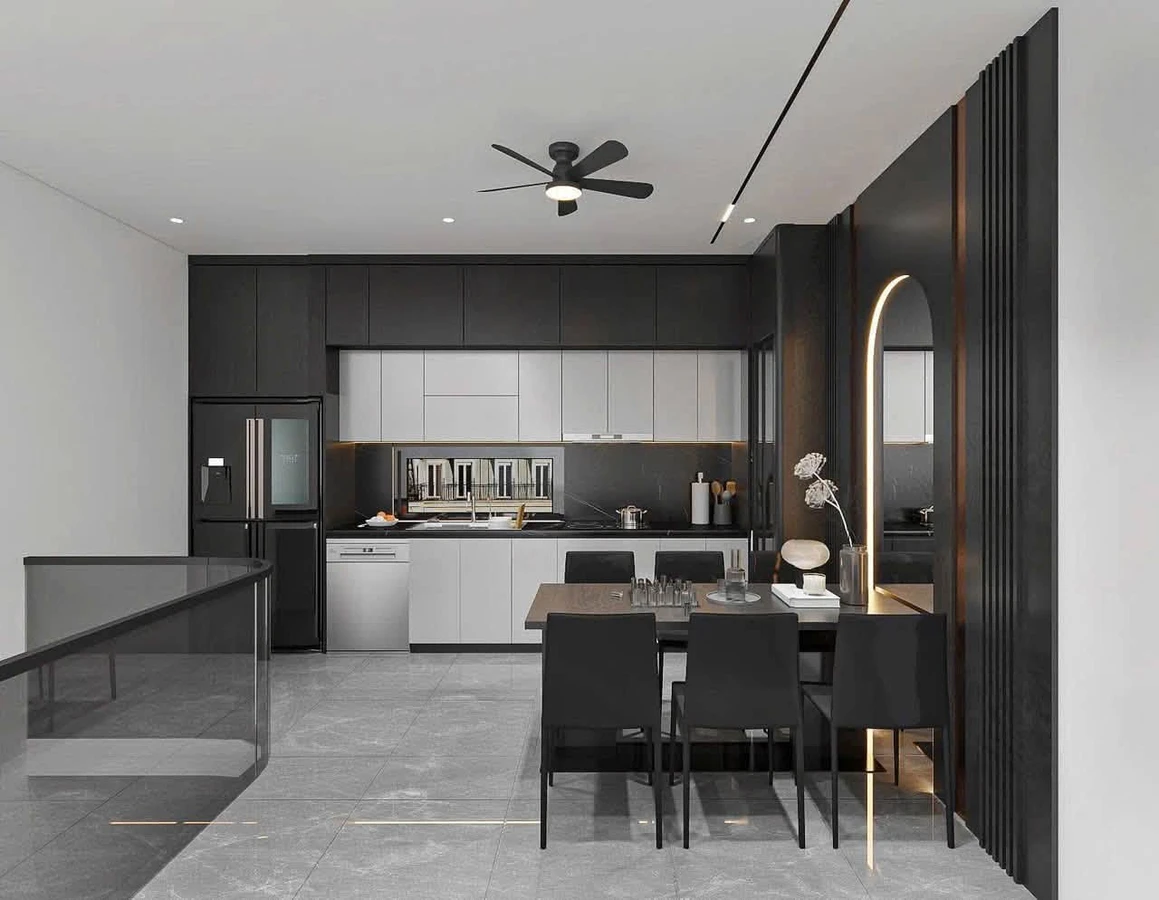 Bán nhà 4 tầng 200m² Quán Bàu full nội thất, có gara - Ảnh thu nhỏ 5