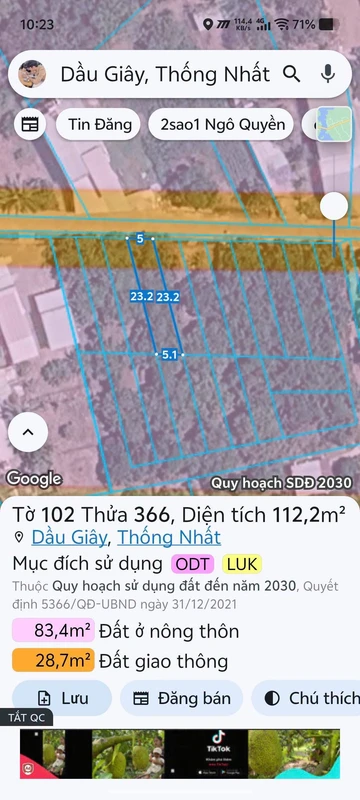 Bán đất 500m2 hẻm Y Moan 1 tỷ 590 triệu 2080