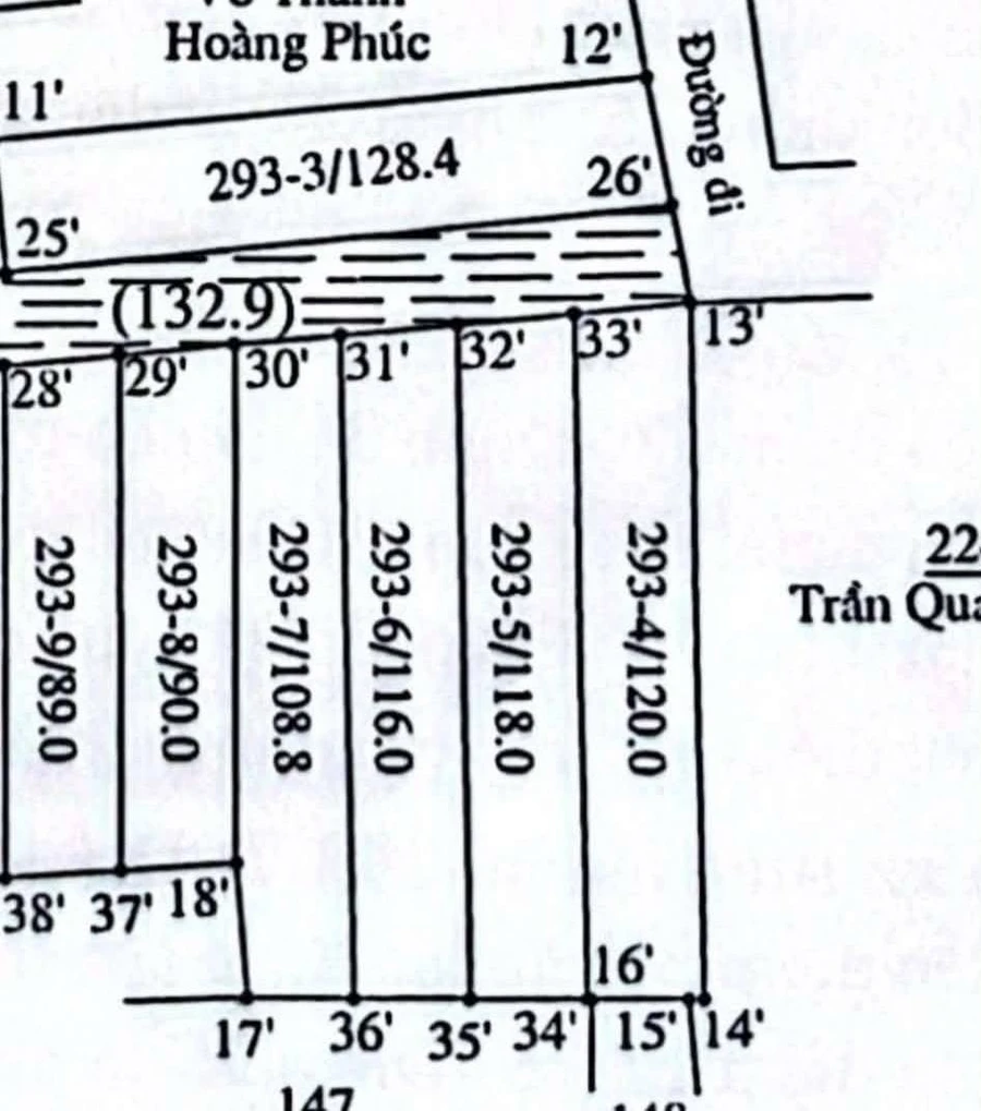 Bán đất mặt tiền hẻm 68 Lê Văn Sỹ, Tân Bình, 4.5x26.5m - Ảnh thu nhỏ 2
