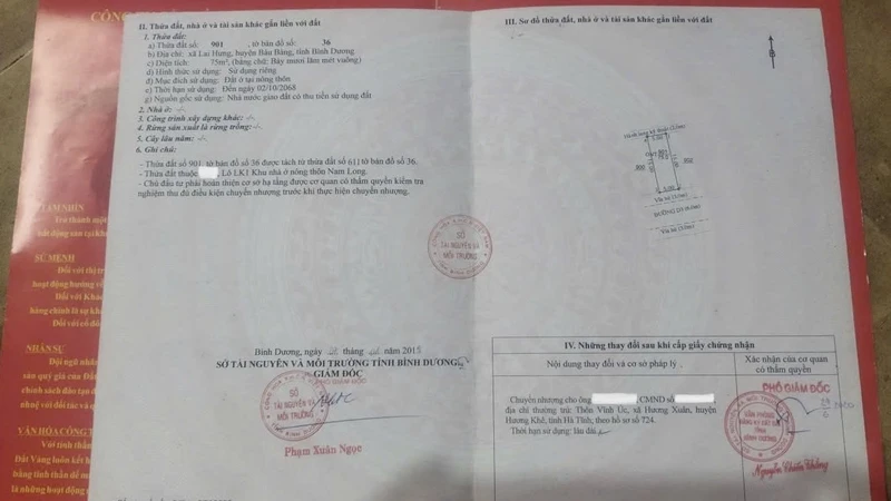 Bán lô đất 75m2 Bàu Bàng 670 triệu