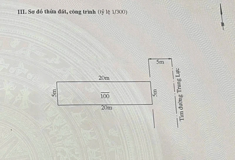 Bán đất mặt đường Trung Lực 100m2, Hải An