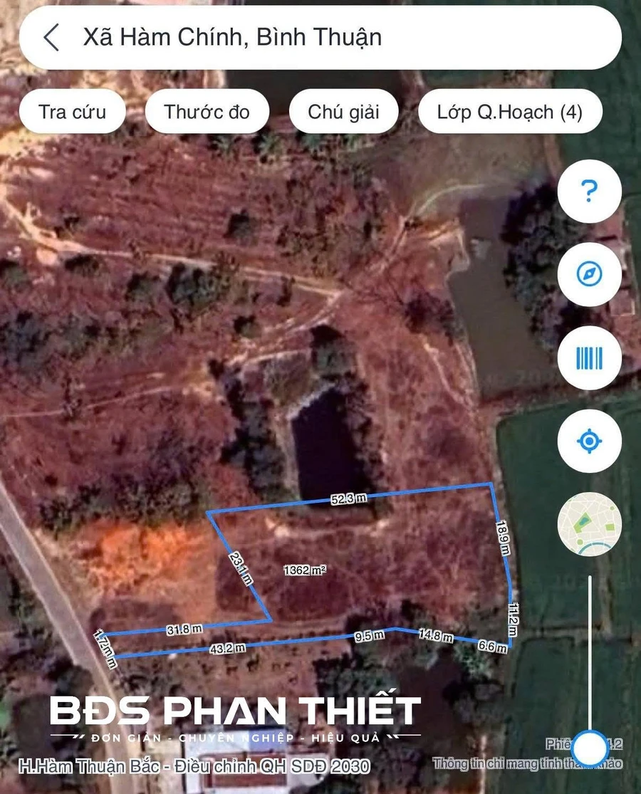 Bán đất mặt tiền Hàm Chính 1.360 m² Phan Thiết - Ảnh thu nhỏ 3